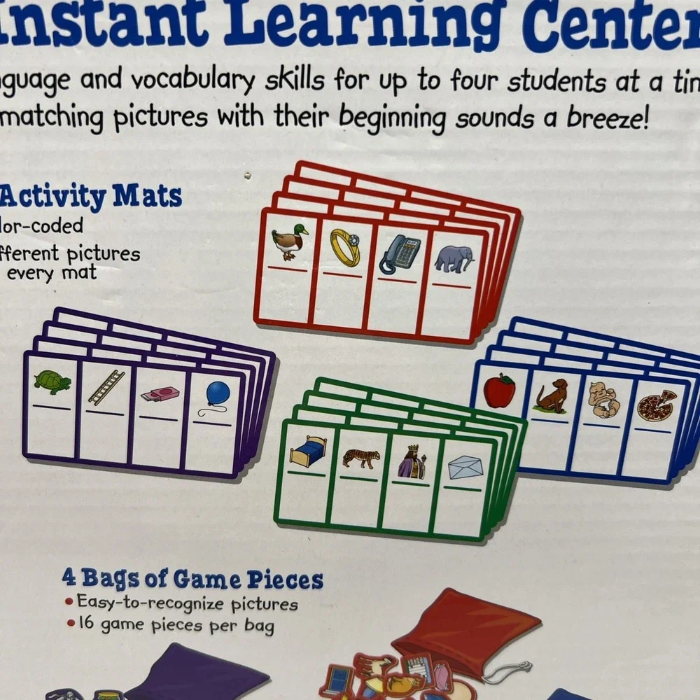Lakeshore Beginning Sounds Instant Learning Center Reading Complete